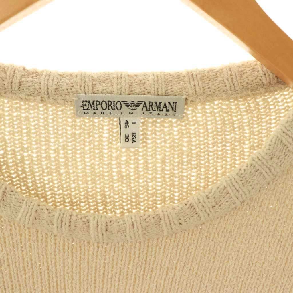 【極美品】EMPORIO ARMANI ニット セーター イタリア製 美品】EMPORIO ARMANI アルマーニ カシミヤセーター イタリア製
