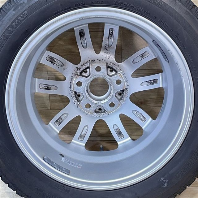 MAK 7-16+52 5H112 ブリヂストン VRX2 205/55R16 16インチ