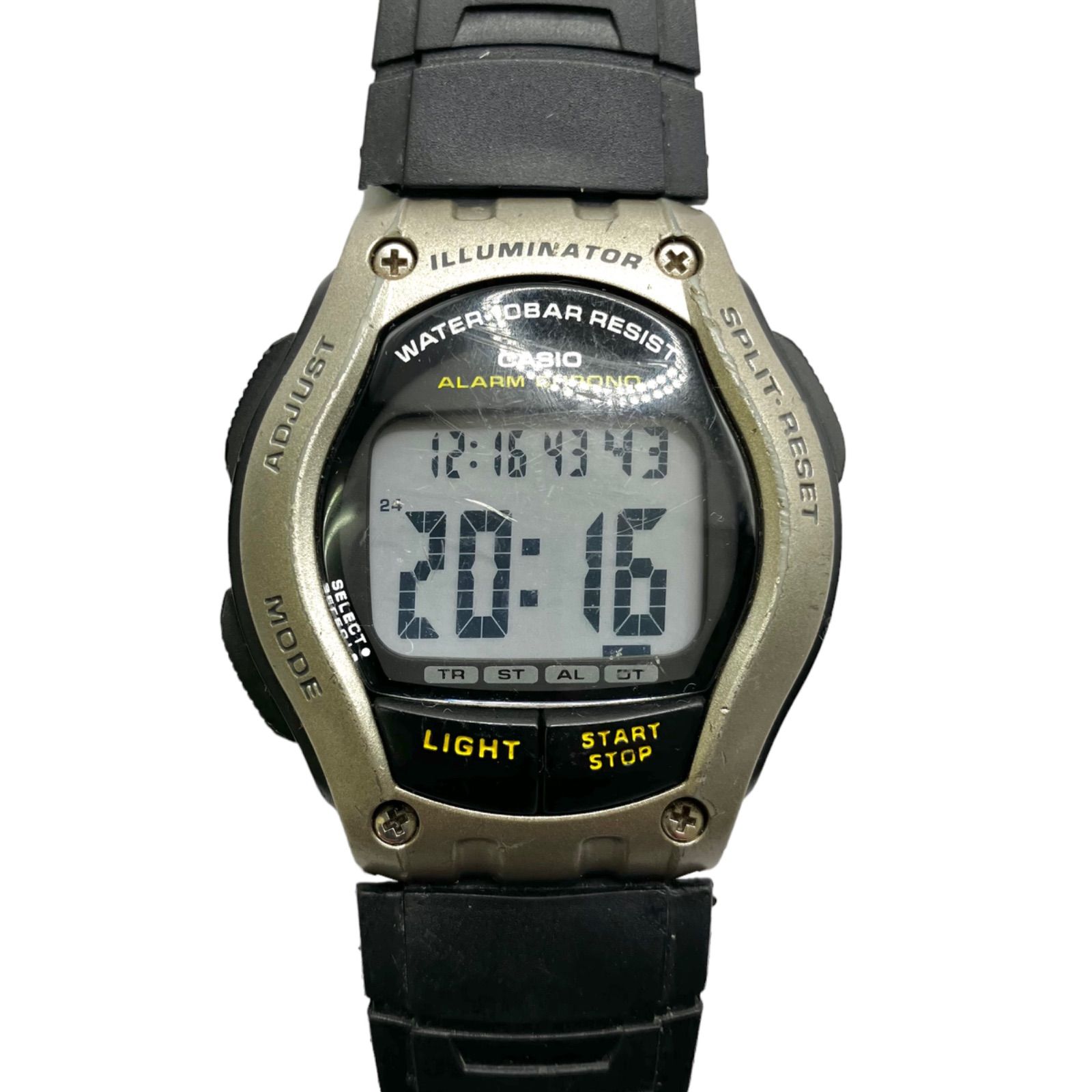 デュアルタイムクロノ⭐️CASIO カシオ】 スポーツタイマーウォッチ W