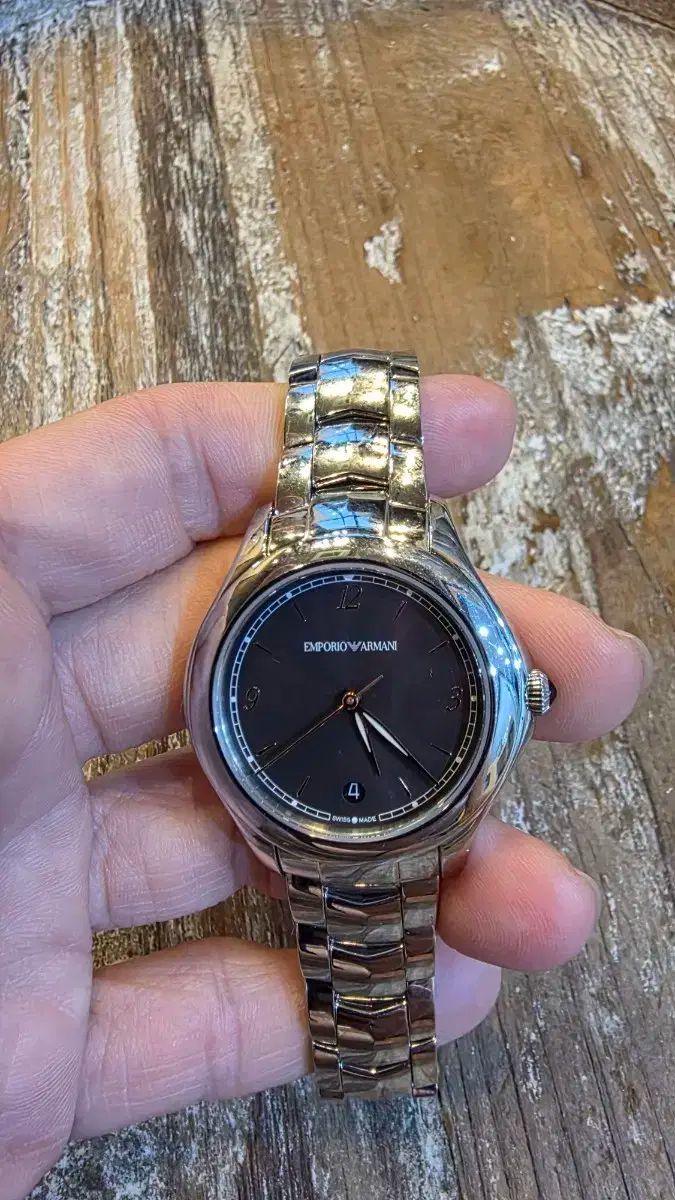 EMPORIO ARMANI エンポリオアルマーニ ARMANI アルマーニ メタル 時計 女性