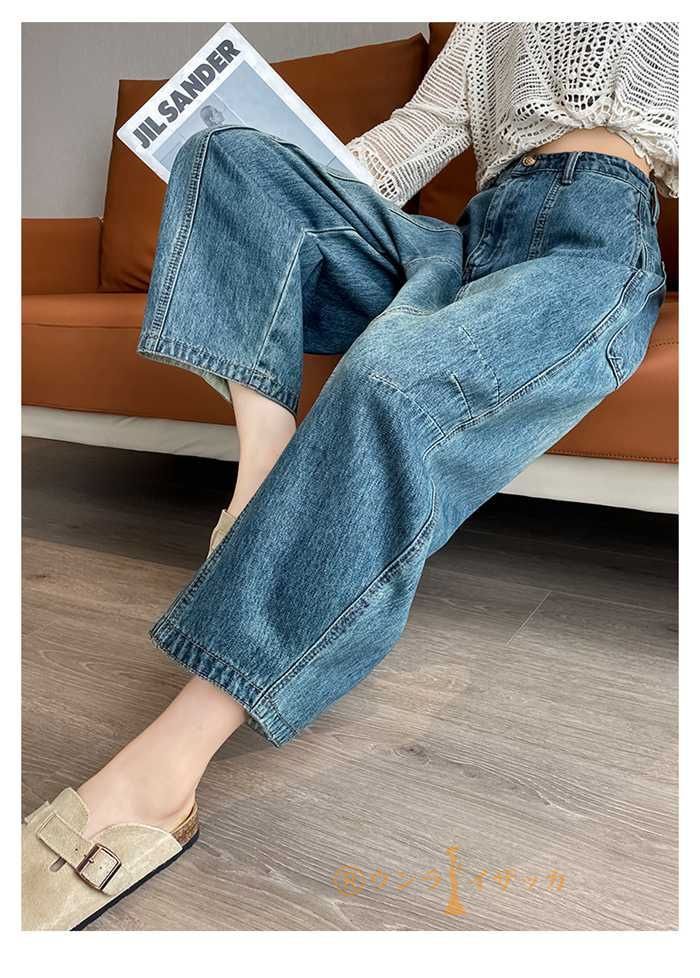 デニムパンツ イージーパンツ レディース ワイドパンツ ガウチョ デニムパンツ イージーパンツ レディース ワイドパンツ ガウチョ