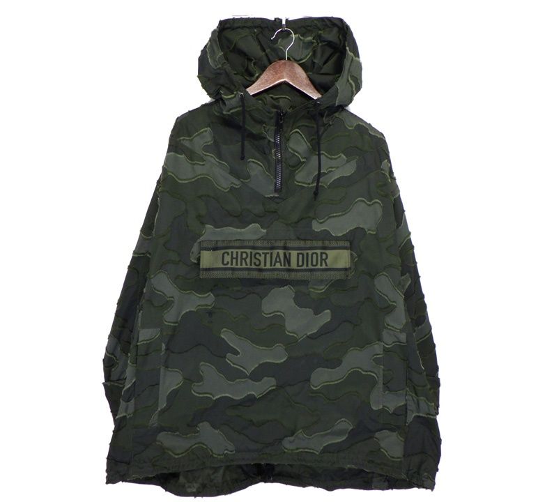 ディオール DIOR 20SS 【 Hooded Anorak Camouflage Technical Taffeta 017C10A2960 】 カムフラージュ テクニカル アノラック ジャケット　n7973