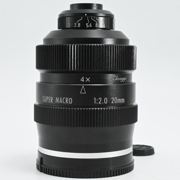 ZHONG YI OPTICSレンズ 20mm F2.0 SUPER MACRO 中一光学 FREEWALKER