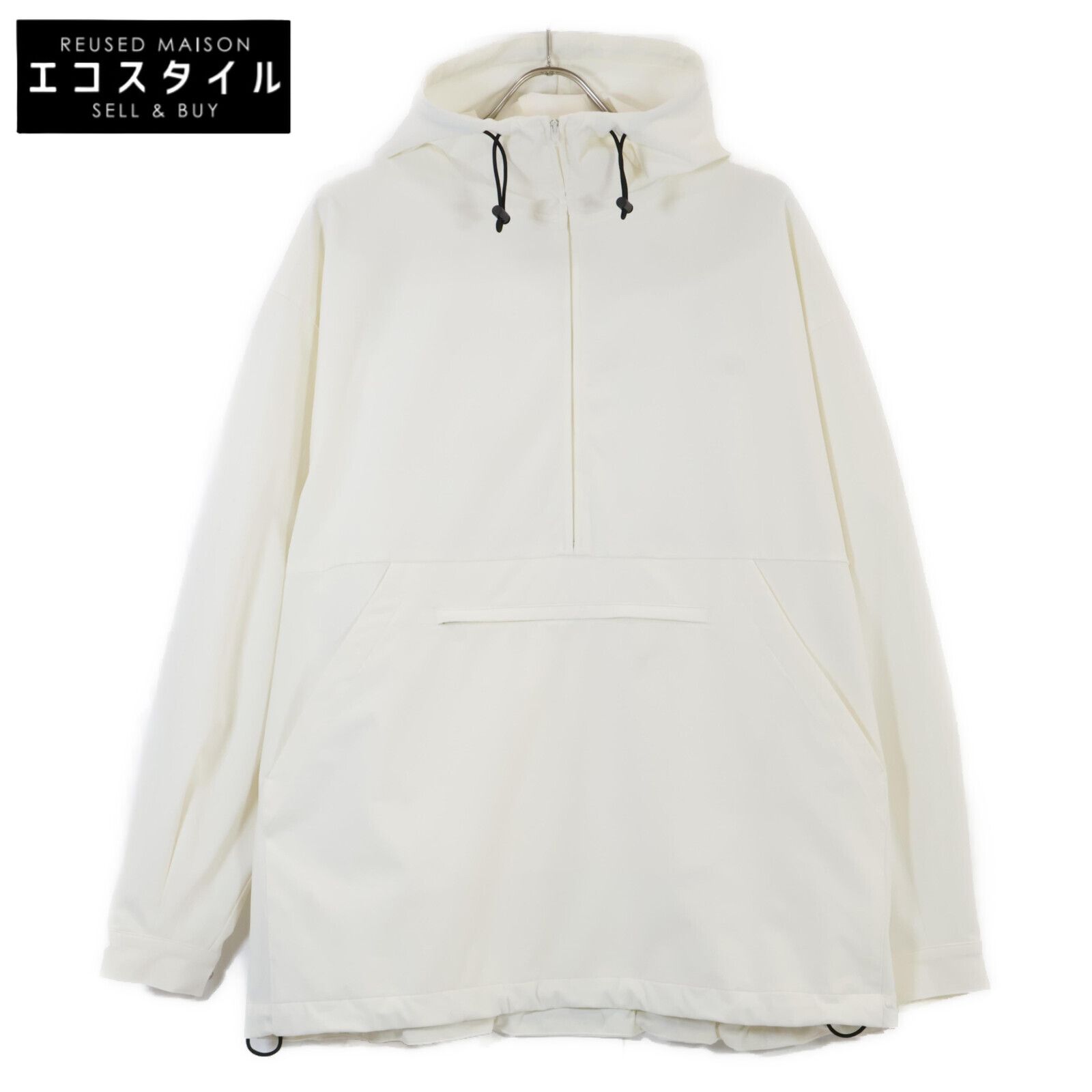 CLANE クラネ 24SS ホワイト 16122-4172 PACKABLE RASH GUARD HALF ZIP TOPS 1