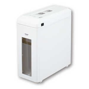 4営業日で発送 ナカバヤシ HES205W 電動パーソナルシュレッダー クロスカット 最大幅 A4 最大枚数 10枚以下 5L～10L CD可 ホワイト