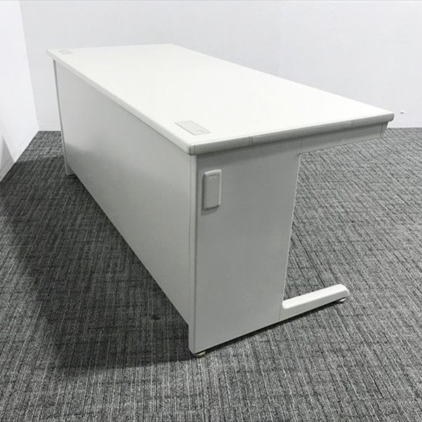 グレー スチールデスク