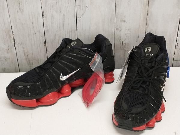 鑑定済み】【タグ付き】NIKE SKEPTA×SHOXTL BLACK/スニーカー