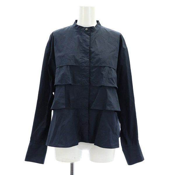 HOUSE OF LOTUS 23AW コットンブロードティアード ブラウス M コットンブロードティアードシャツ ｜ハウス オブ ロータス