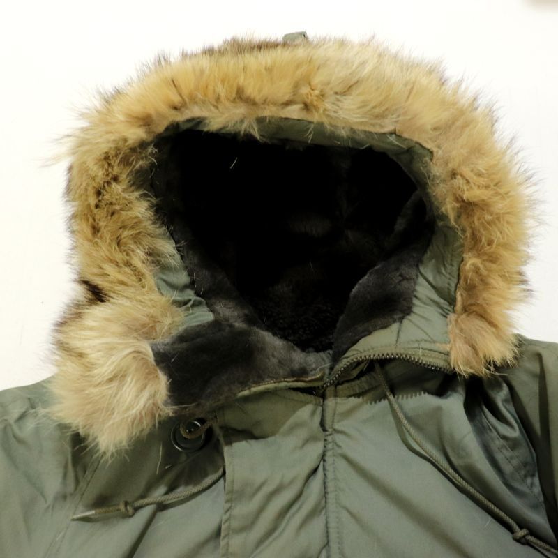 60s USA製 vintage U.S.AIR FORCE コヨーテファー N-3B フライト