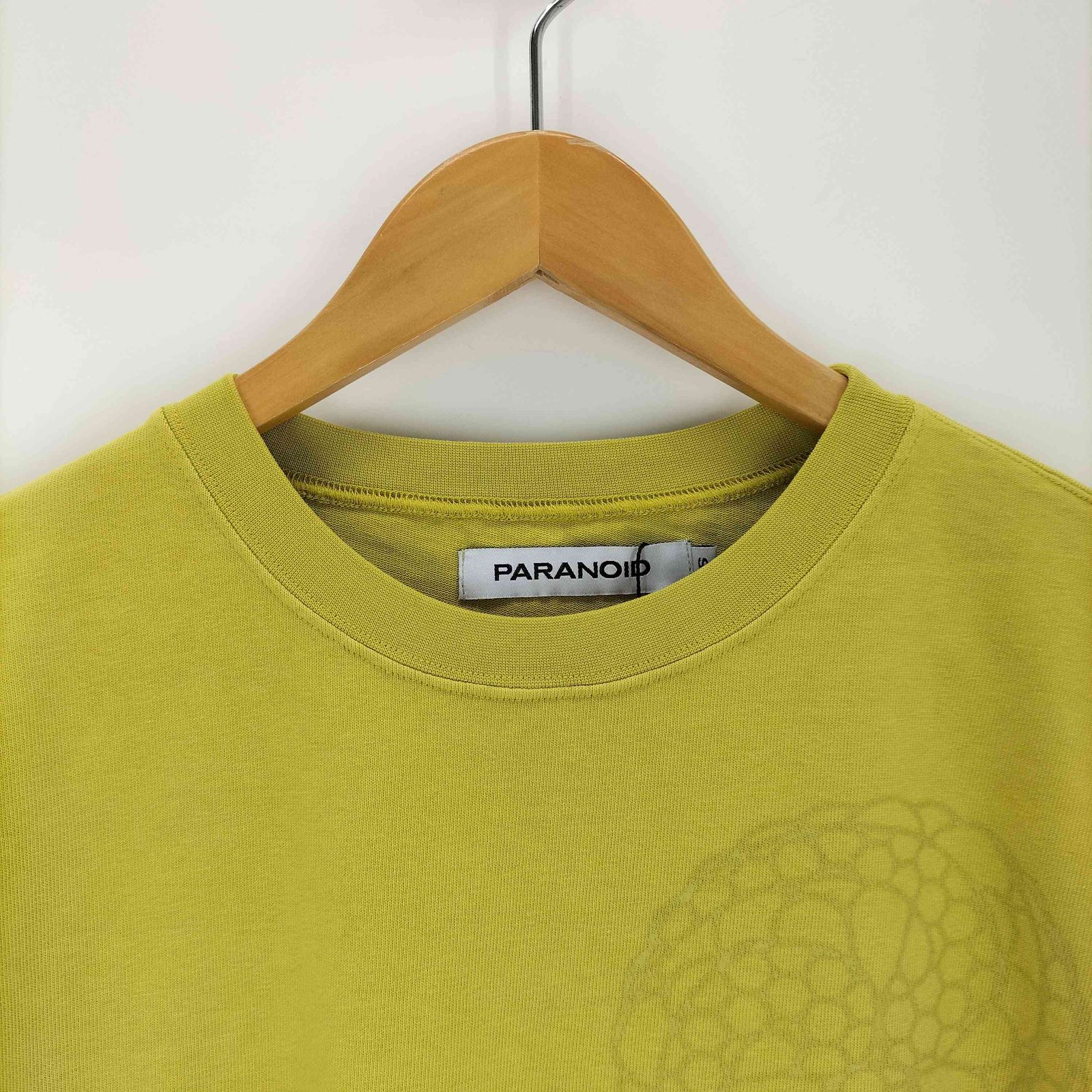 PARANOID(パラノイド) 25SS Leather Logo Patch T-Shirt レディース 中古 古着 1244 パラノイド PARANOID 25SS Leather Logo Patch T-Shirt