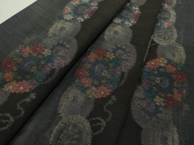 平和屋着物●本場大島紬　9マルキ　花間道　正絹　逸品　DAAS3410ps 平和屋着物○本場大島紬 9マルキ 花間道 正絹 逸品 DAAS3410ps - メルカリ