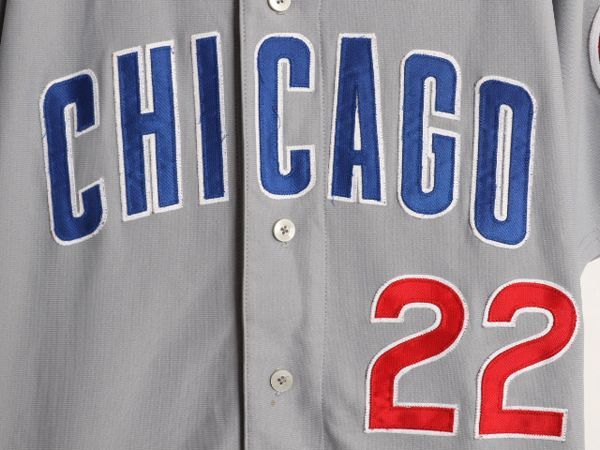 USA製 カブス ベースボール シャツ メンズ XL 程 MLB オフィシャル マジェスティック 大リーグ ユニフォーム ゲームシャツ ジャージ 重ね着 お得なクーポン配布中!】 USA製 カブス ベースボール シャツ メンズ XL