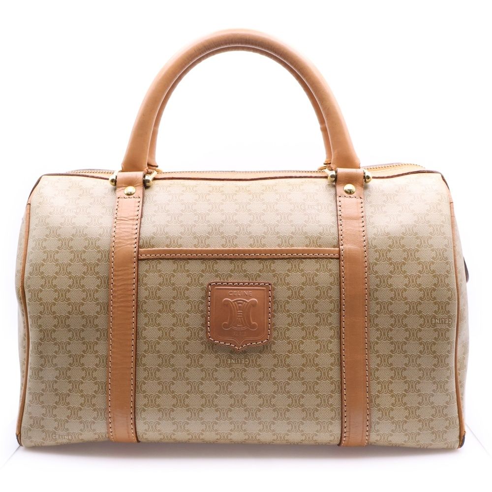 CELINE (セリーヌ) マカダム ミニボストンバッグ ハンドバッグ