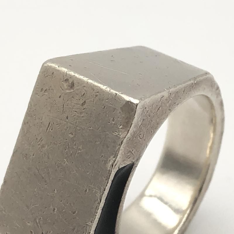 中古】GARNI リング シルバー ブラック ガルニ SV[10][240010485692