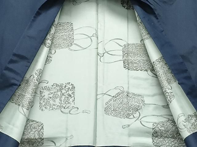 平和屋着物○男性 本場大島紬 アンサンブル 吉祥文 正絹 逸品