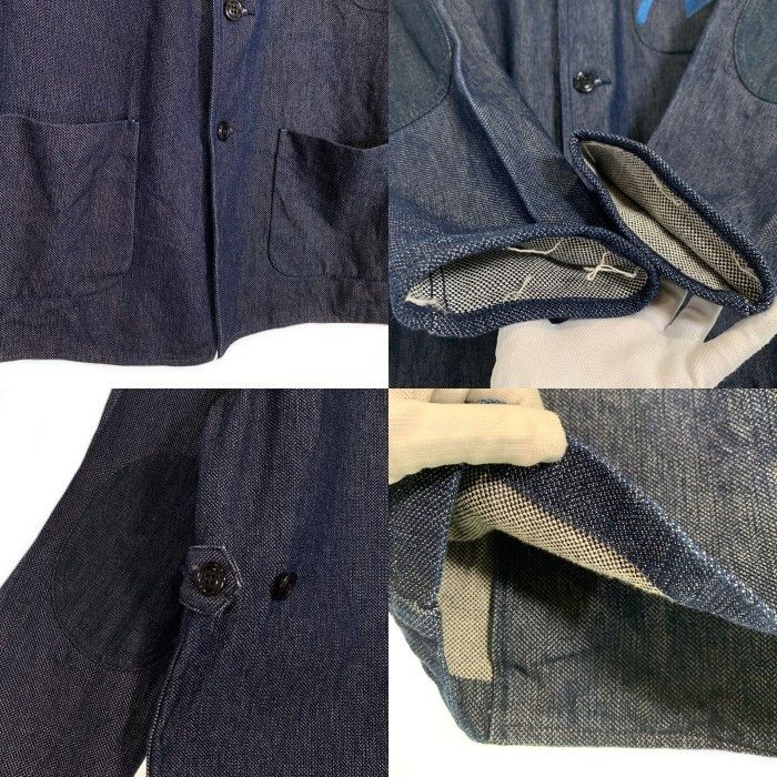EVISU エヴィス Hidehiko Yamane 刺し子 3B テーラードジャケット 
