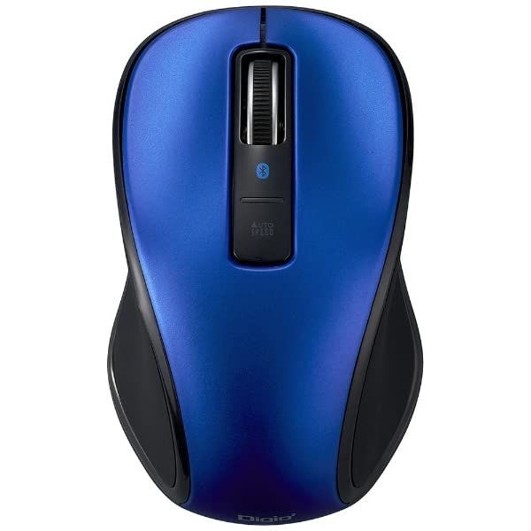 ナカバヤシ Digio2 マウス Bluetooth5.0 静音 3ボタン BlueLED ブルー MUS-BKT174BL 