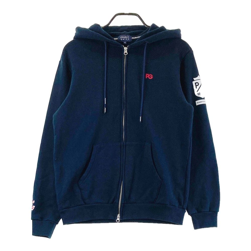 PEARLY GATES パーリーゲイツ ネイビーパーカー サイズ5 サイズ：5 PEARLY GATES パーリーゲイツ スウェット ジップ