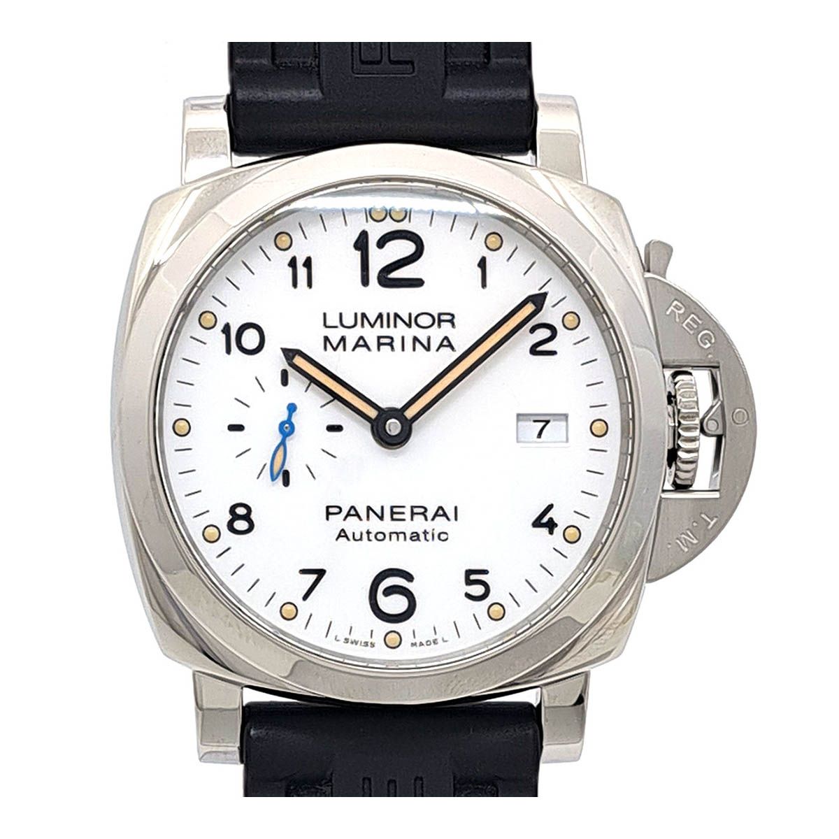 オフィチーネ パネライ ルミノールマリーナ 1950 3days 44 デイト PAM01499 自動巻き ステンレススティール メンズ  OFFICINE PANERAI【中古】 【時計】 - メルカリ