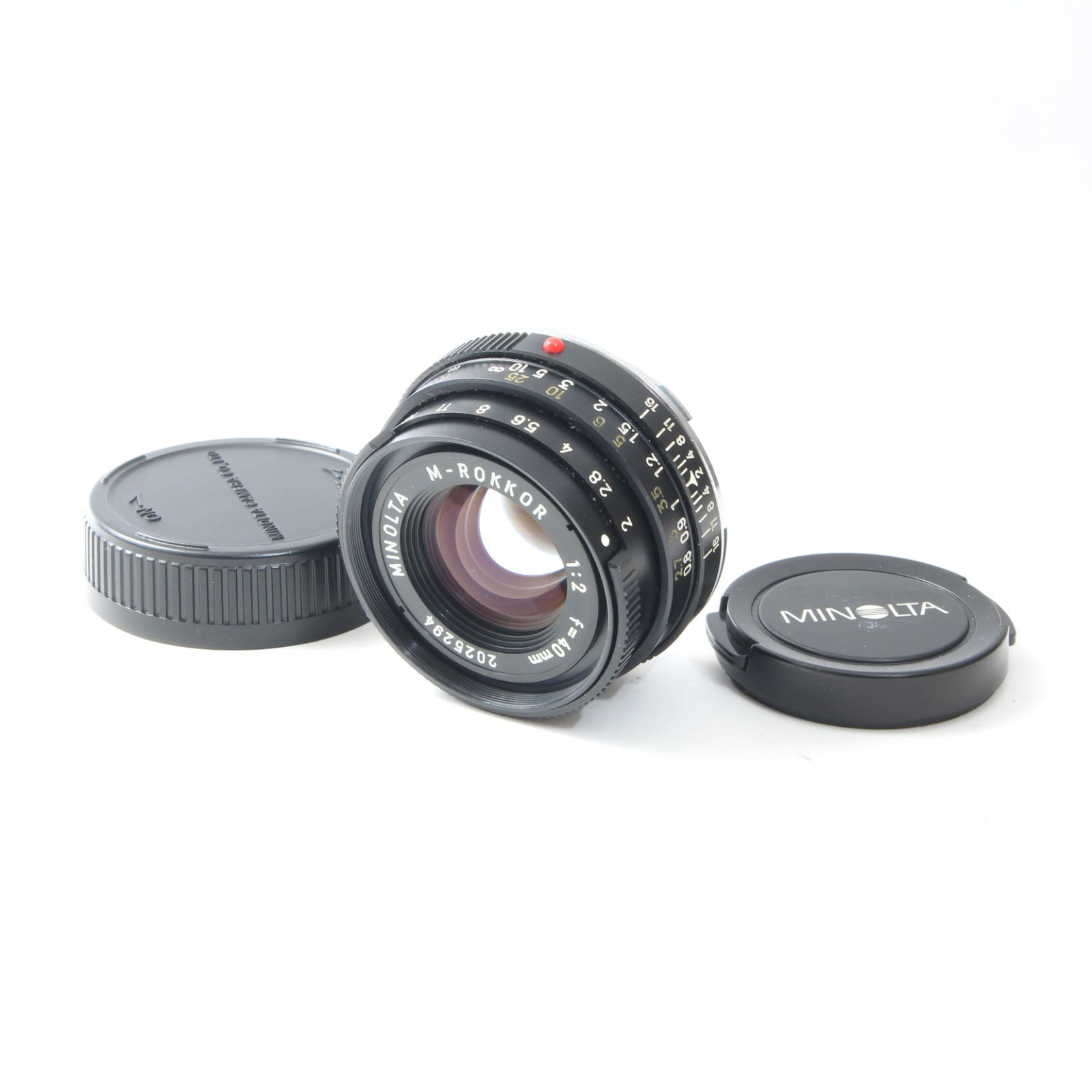 MINOLTA ミノルタ M-ROKKOR 40mm F2 Mマウント 傾斜カム - メルカリ