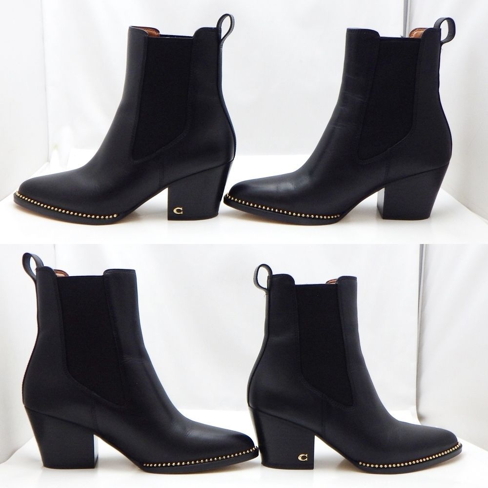 COACH サイドゴアブーツ CC786 23cm ブラック 【公式通販】