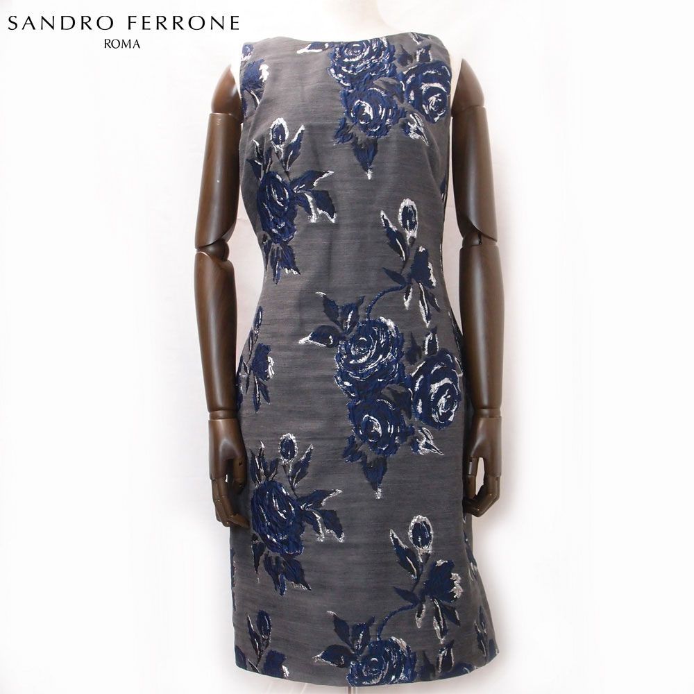 SANDRO FERRONE レディース ノースリーブ 花柄ワンピース - メルカリ