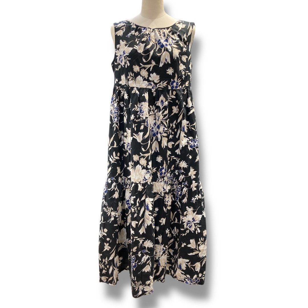美品 Rene ルネ TISSUE 花柄 ワンピース サイズ34 参考定価¥89,000