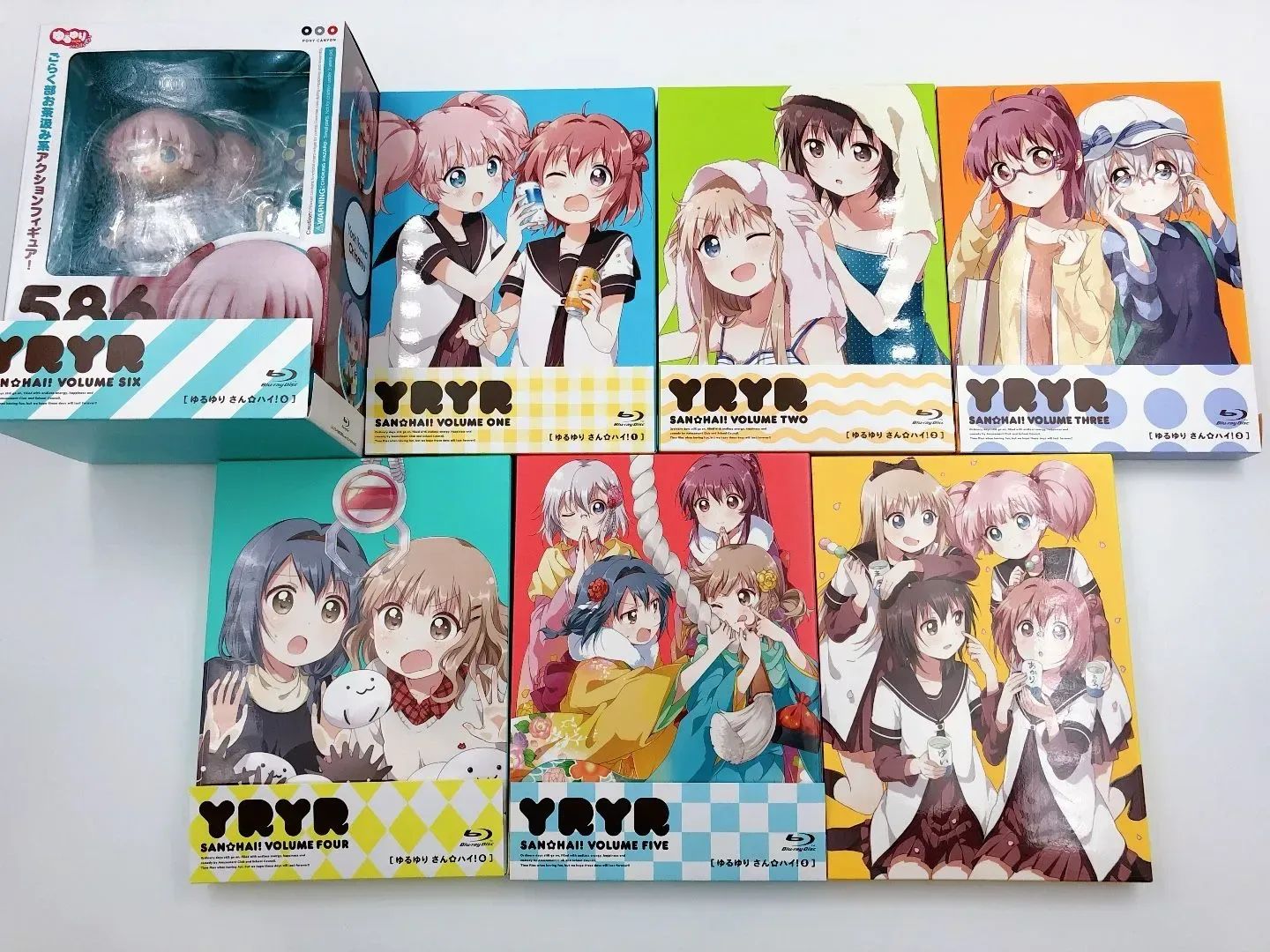 アニメBlu-ray　Disc　ゆるゆり さん☆ハイ! ねんどろいど付き全6巻セット Amazon.co.jp: ゆるゆり さん☆ハイ! 【完全初回限定版】 全6巻