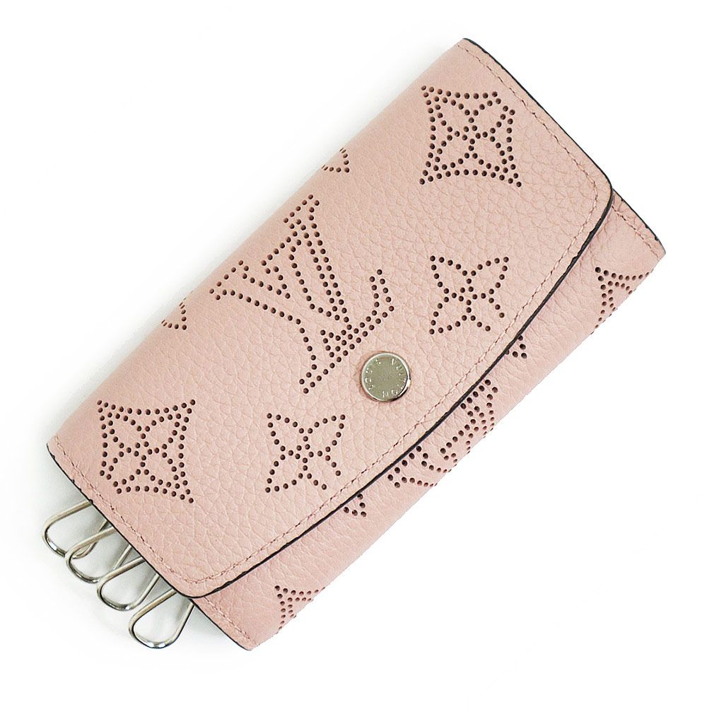 ルイ ヴィトン ミュルティクレ 4 キーケース モノグラムマヒナ レザー マグノリア ピンク シルバー金具 M64056 LOUIS VUITTON ♥ 展示品