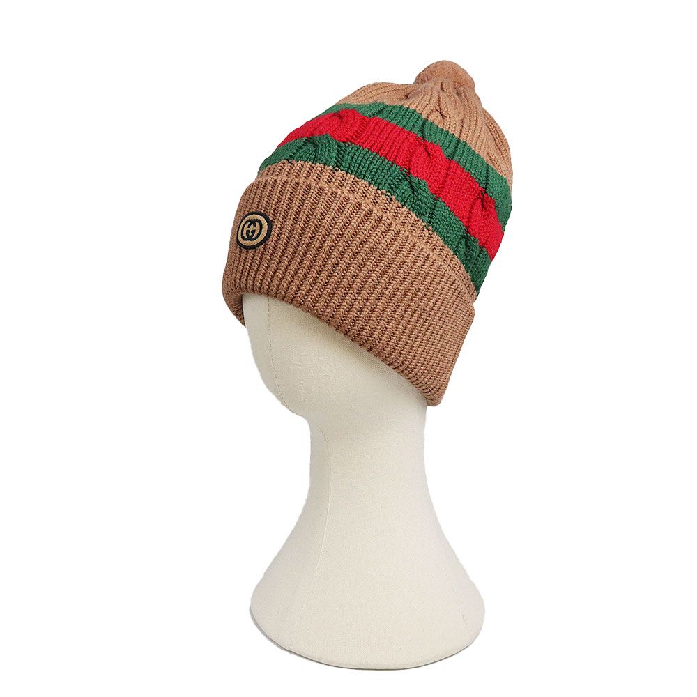 GUCCI - グッチ ニットキャップ 帽子 GG柄 ニット帽 ワッチ