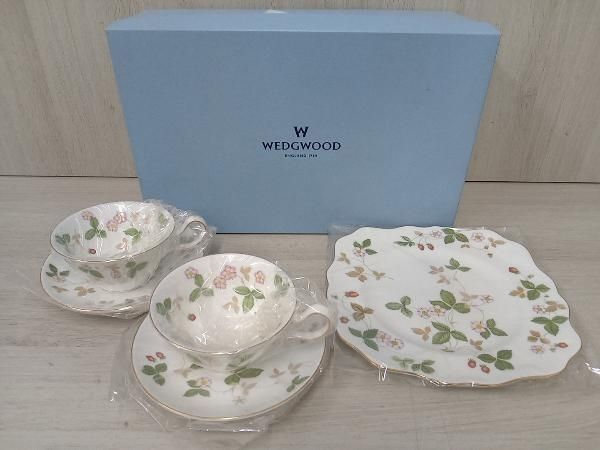 WEDGWOOD ウェッジウッド ワイルドストロベリー カップ-ソーサー ペア | プレートセット