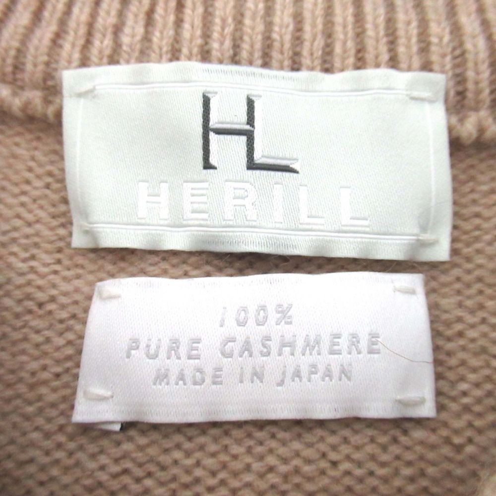 未使用 21AW HERILL ヘリル Goldencash Pullover カシミヤ100