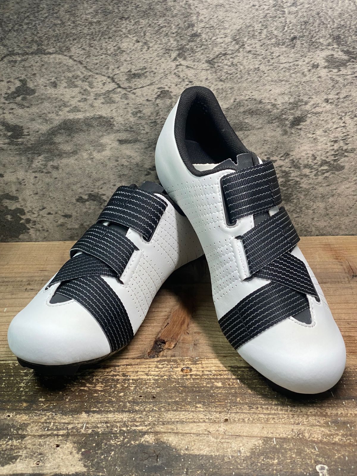 IX106 フィジーク fizik TEMPO R5 POWERSTRAP shoes ビンディングシューズ 白 黒 EU41 SPD-SL