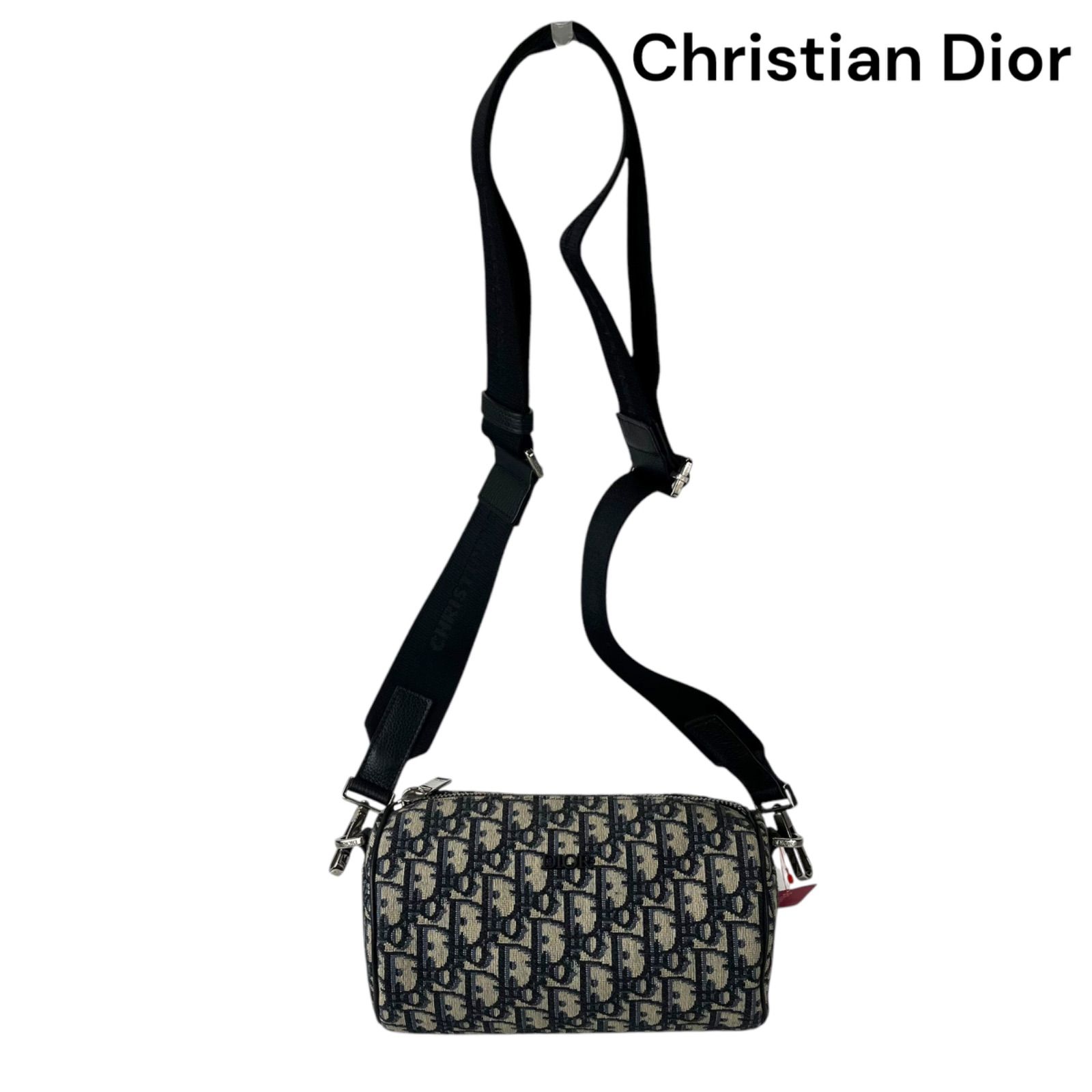 ● クリスチャンディオール Dior Roller ローラー ショルダーバッグ キャンバス トロッター メンズ 5D363