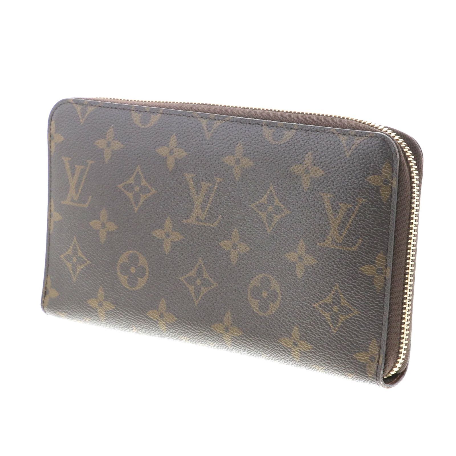 LOUIS VUITTON ルイヴィトン ジッピー・オーガナイザー 財布 長財布 モノグラム ブラウン ゴールド金具 GOLD金具 M62581  PAWNSHOPRiZ パウンショップリズ RS - メルカリ