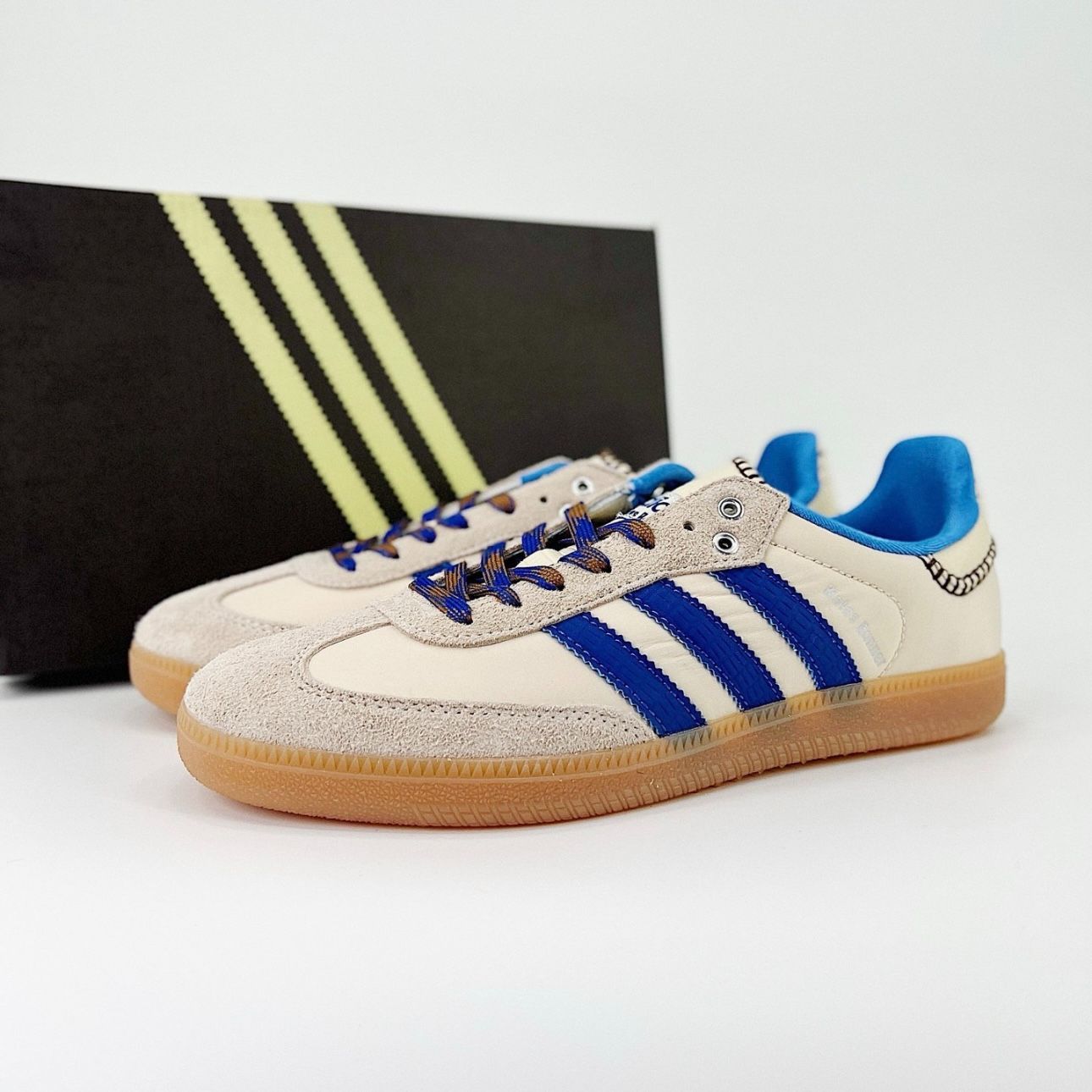 新品Adidas samba Nubuck Wales Bonner カップルシューズ スニーカー レディース/メンズ 箱付