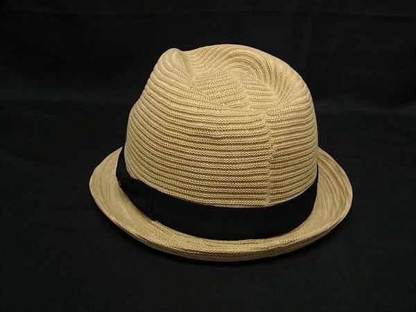 ボルサリーノ パナマ コットン×ポリエステル ハット 帽子 表記サイズ LL 59 cm メンズ ベージュ系 FR 1426