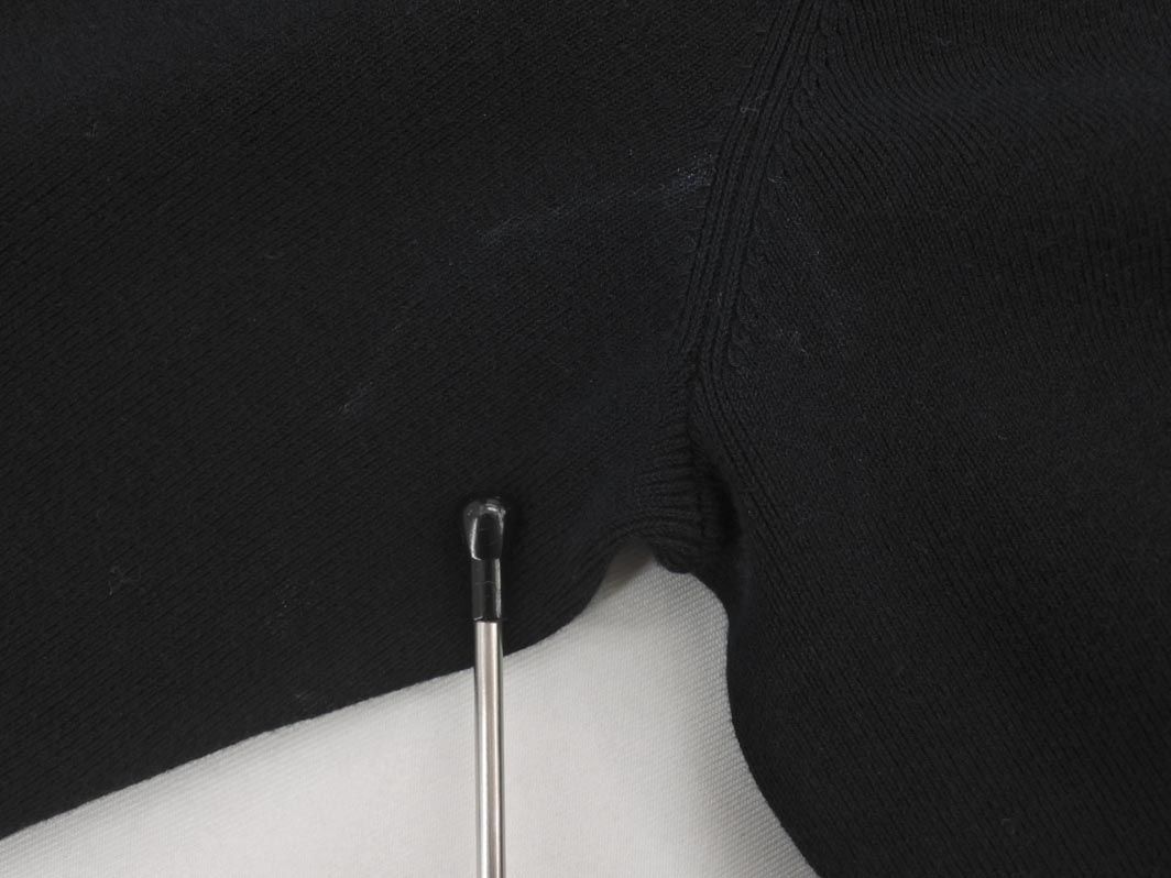 マッキントッシュロンドン　ブラックウールニットフレアロングワンピース38 レイヤードニットワンピース(ワンピース)｜MACKINTOSH LONDON