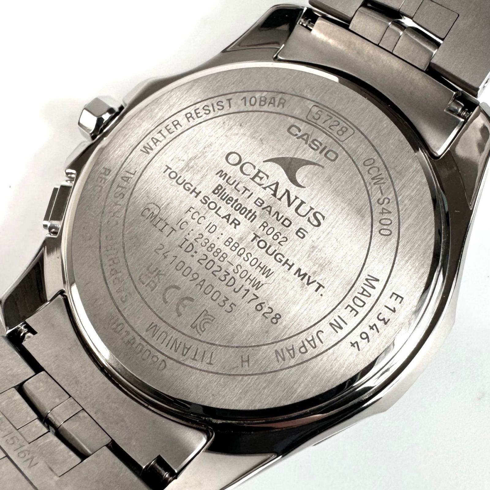 美品】カシオ CASIO オシアナス OCEANUS Manta S400 Series OCW-S400 