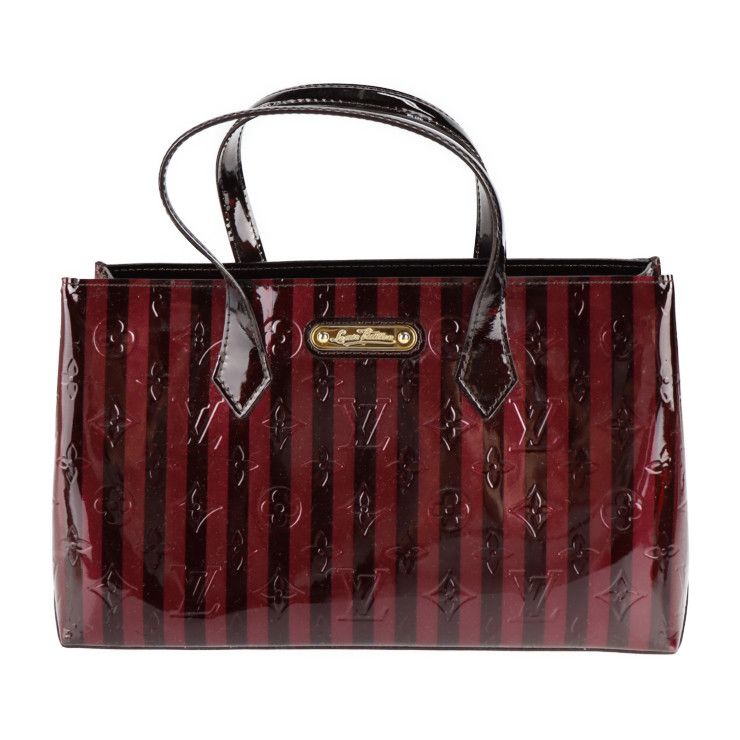 ✨美品✨LOUIS VUITTON　モノグラムヴェルニ　ウィルシャー　アマラント LOUIS VUITTON ルイヴィトン トートバッグ ウィルシャーMM ヴェルニ