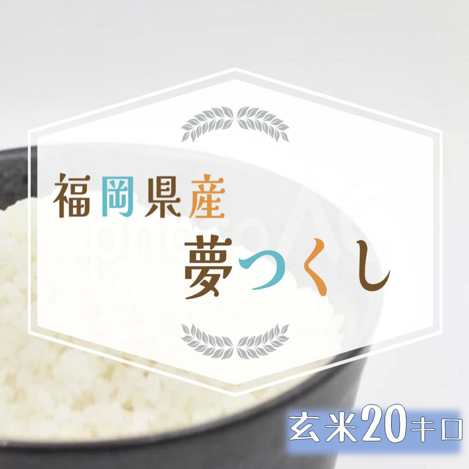 夢つくし 20kg 玄米 お米 5年産 - メルカリ