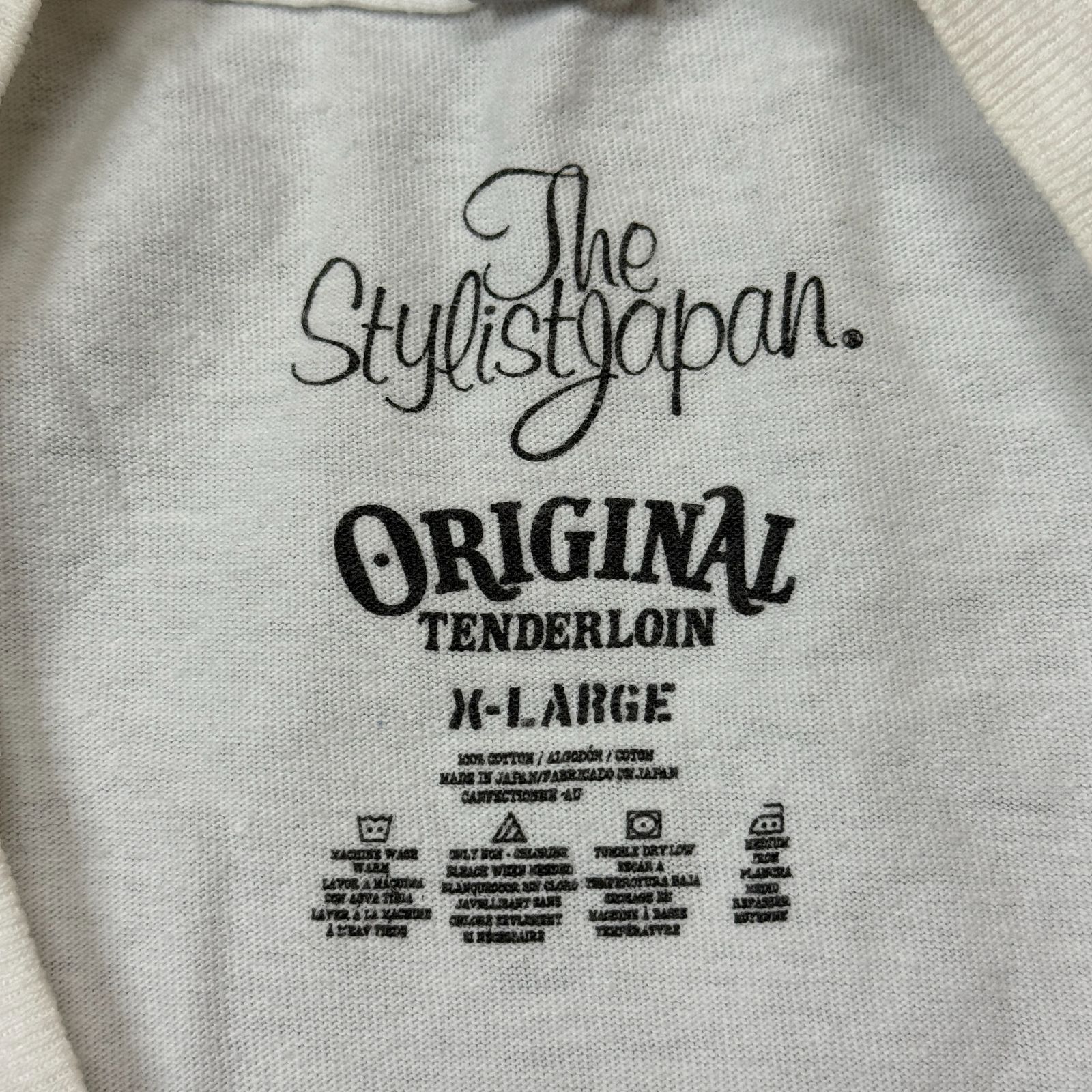 参考上代11000円 TENDERLOIN × The Stylist Japan TSJP LOGO T-SHIRTS