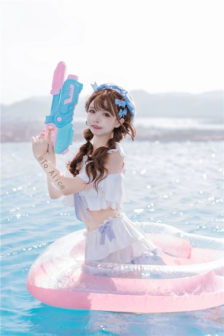 M サイズ セーラー風 水着 フリル リボン 可愛い セーラー服 d セーラー 水着 セットアップ風 フリル リボン ビキニ ガーリー