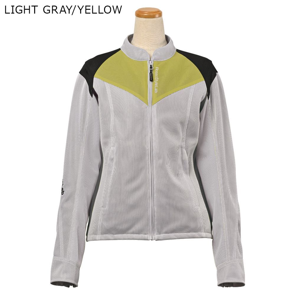 在庫限り レディース バイク ジャケット ライダースメッシュジャケット 肩 肘 脊椎 胸部 プロテクター付属 Rosso StyleLab ロッソスタイルラボ Sサイズ ROJ-114 バイク 女性用 インナー プロテクター付き