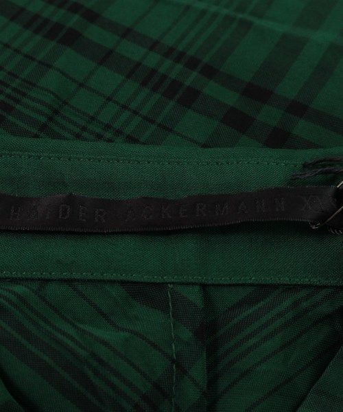 Haider Ackermann カジュアルシャツ XS 緑x黒(チェック)