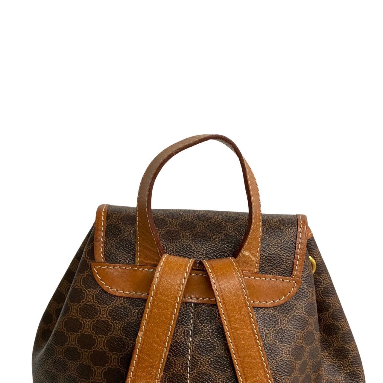 【極美品】CELINE　セリーヌ　マカダム　ブラゾン　リュック　M15/2 極美品】CELINE セリーヌ マカダム ブラゾン リュック M15/2
