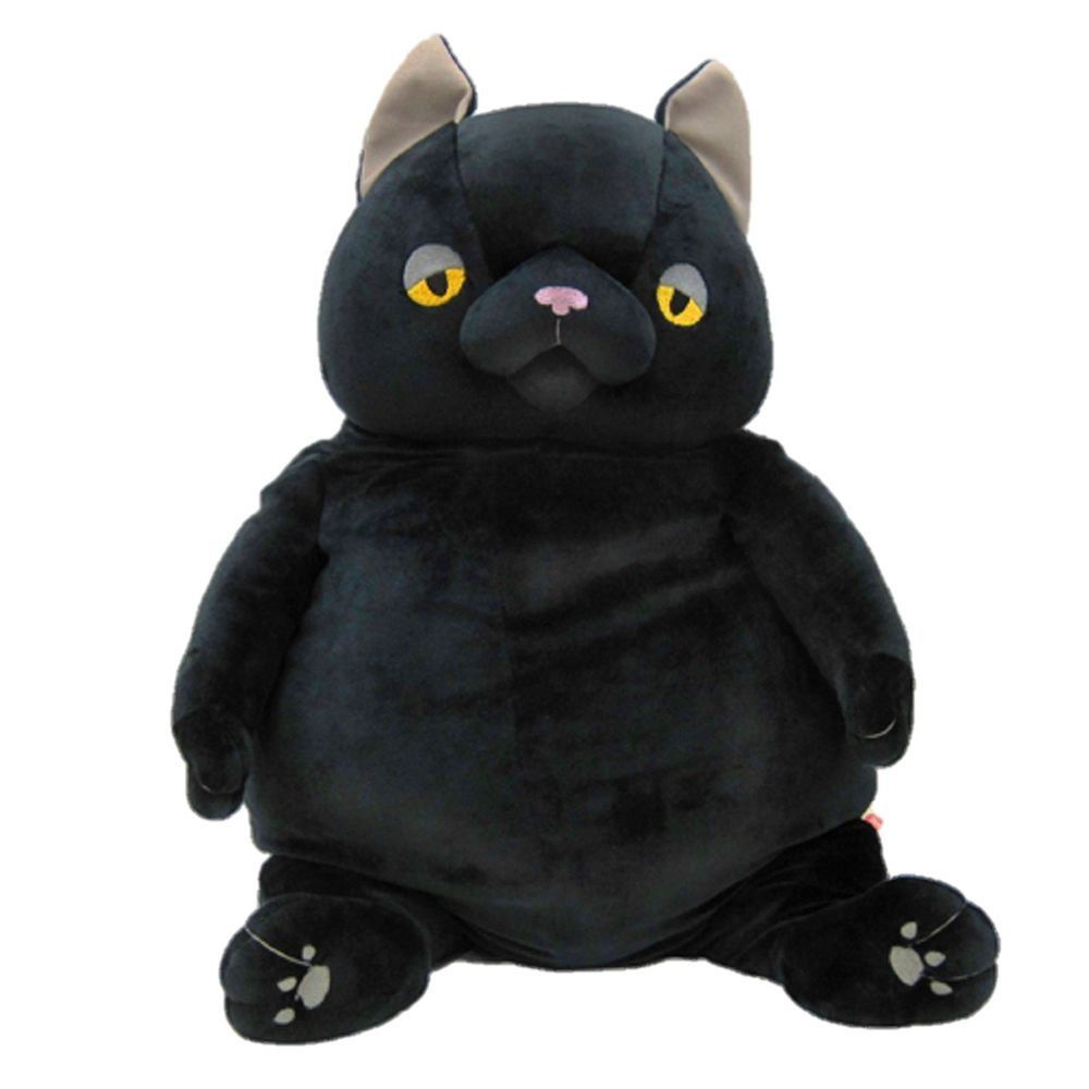 シナダグローバル もちシリーズ もちねこ クロ XL 35×35×50cm ぬいぐるみ ネコ アニマル MONE-0880B