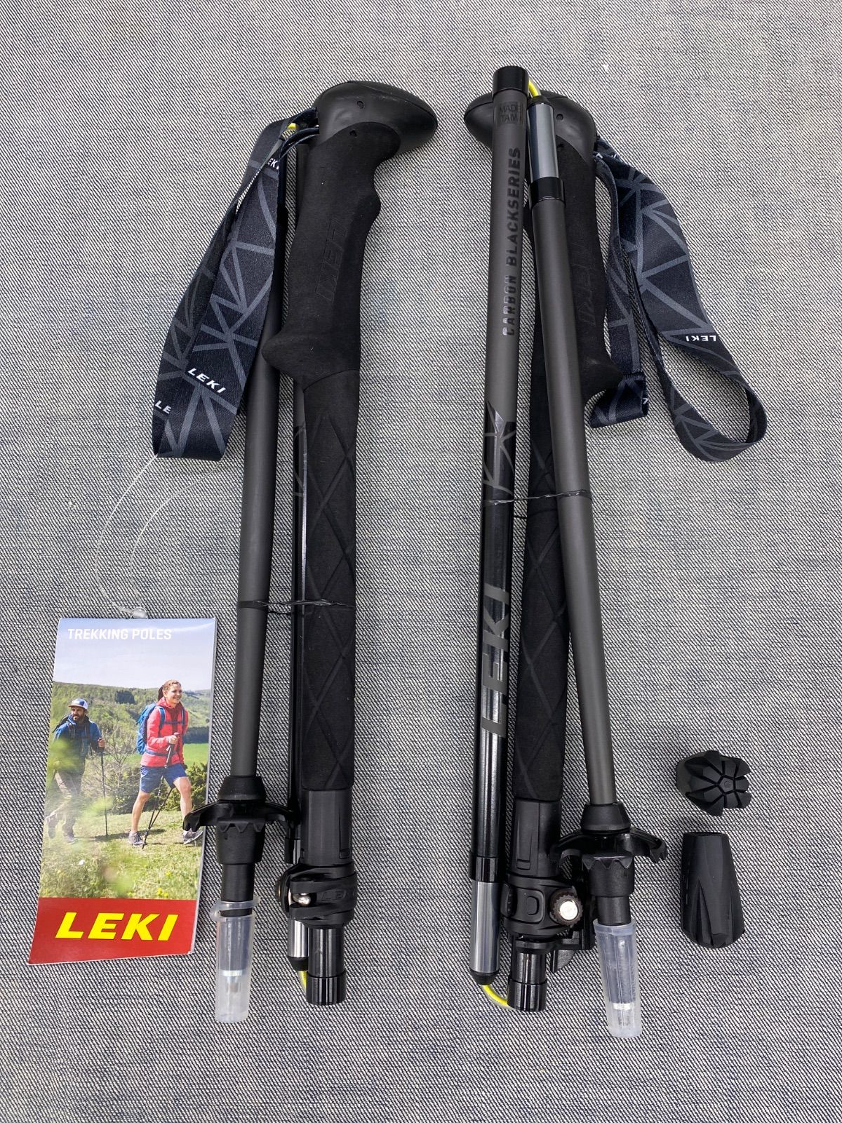 AF AY25100129 LEKI トレッキングポール BLACK SERIES