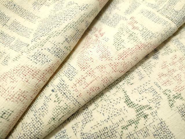 平和屋着物○本場結城紬 重要無形文化財 100亀甲 飛び亀甲 エ霞松竹梅