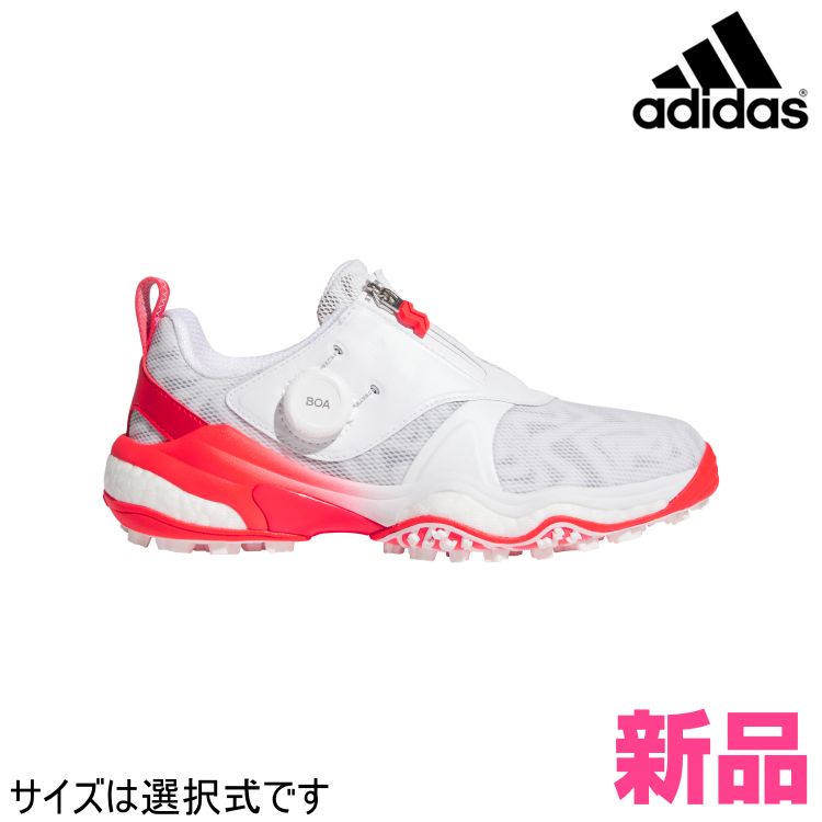adidas - adidas ゴルフシューズ ホワイト/イエローの通販 by
